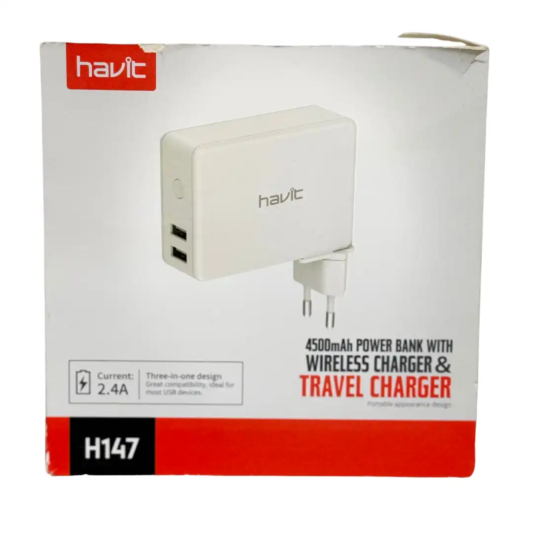 H147e CARGADOR WIRELESS HAVIT H147 - HO Electrónica